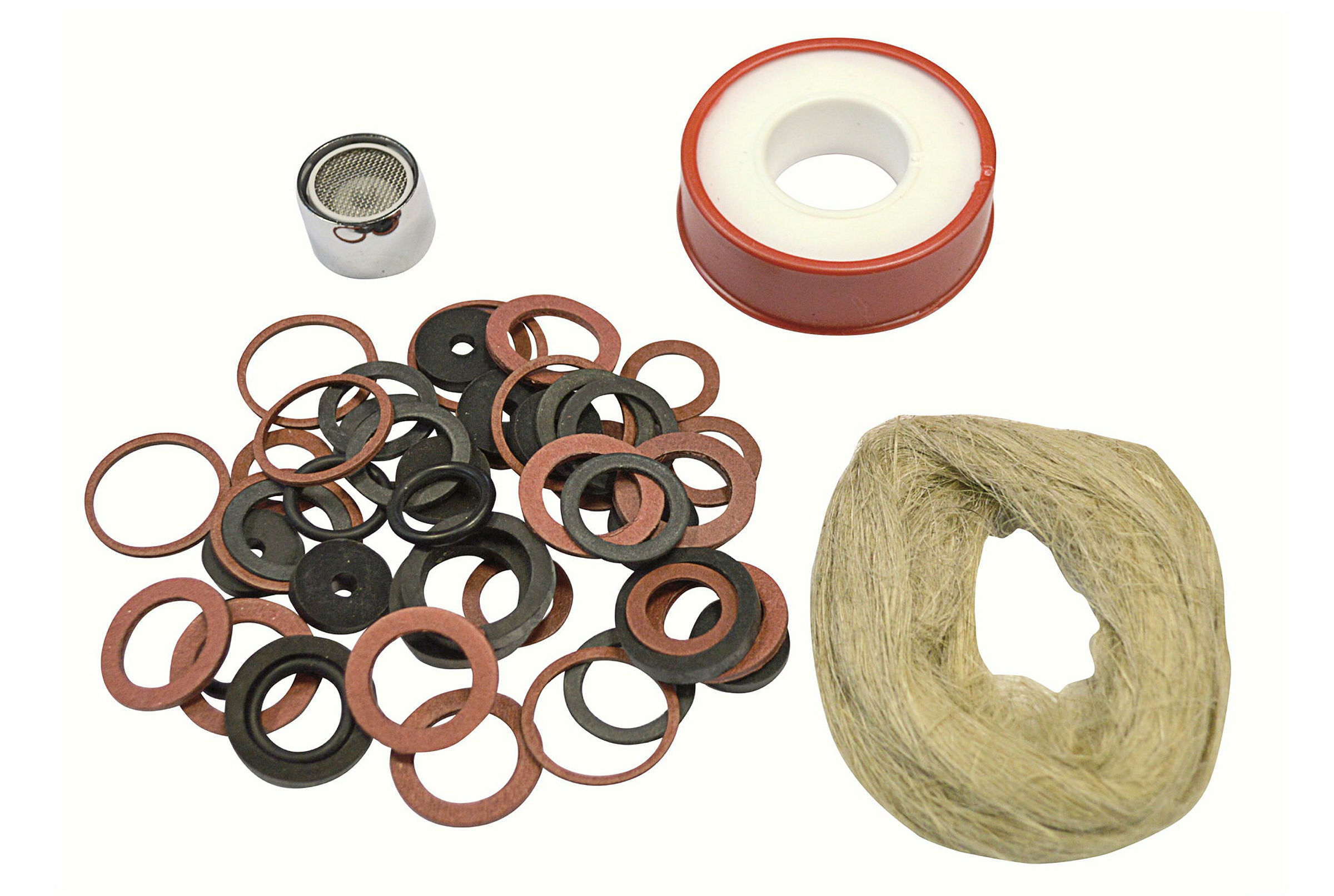 Dichtung-Sortiment, mit Mischdüse/M22, Dichtband/Dichthanf (50x)