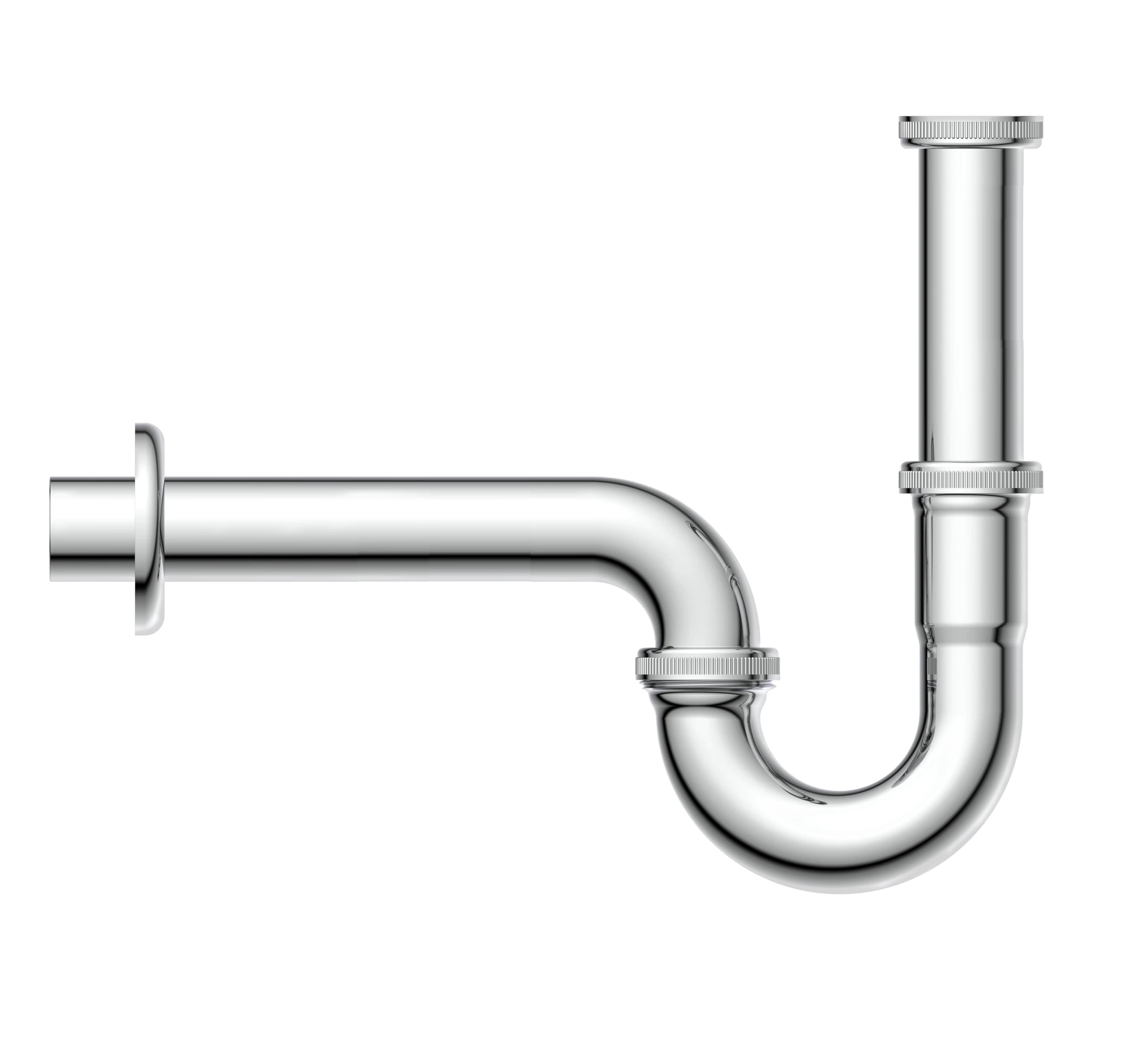 Röhrensiphon PLUS, Chrom, 1 1/4'' x 32 mm
