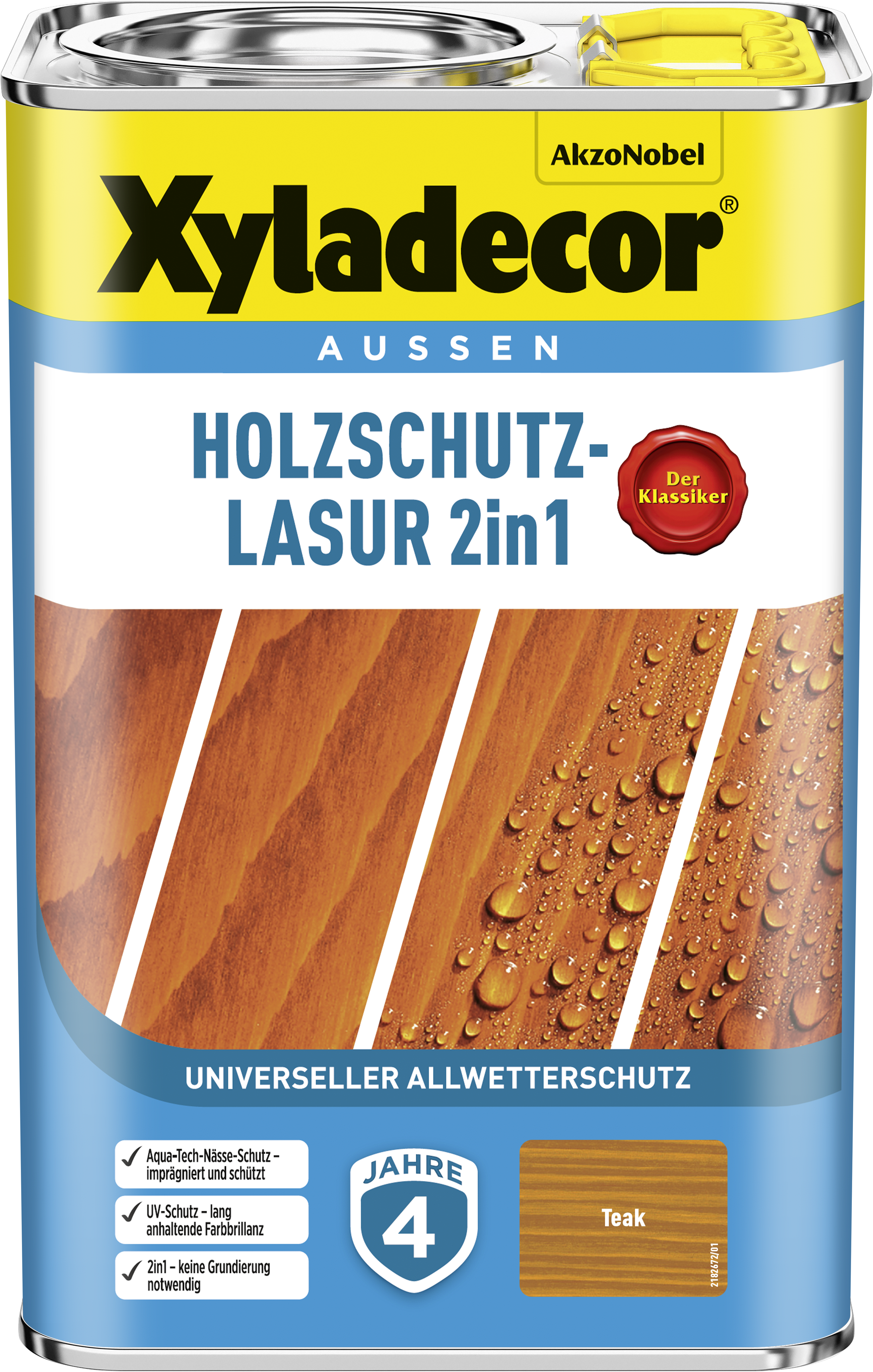Holzschutz-Lasur 2in1