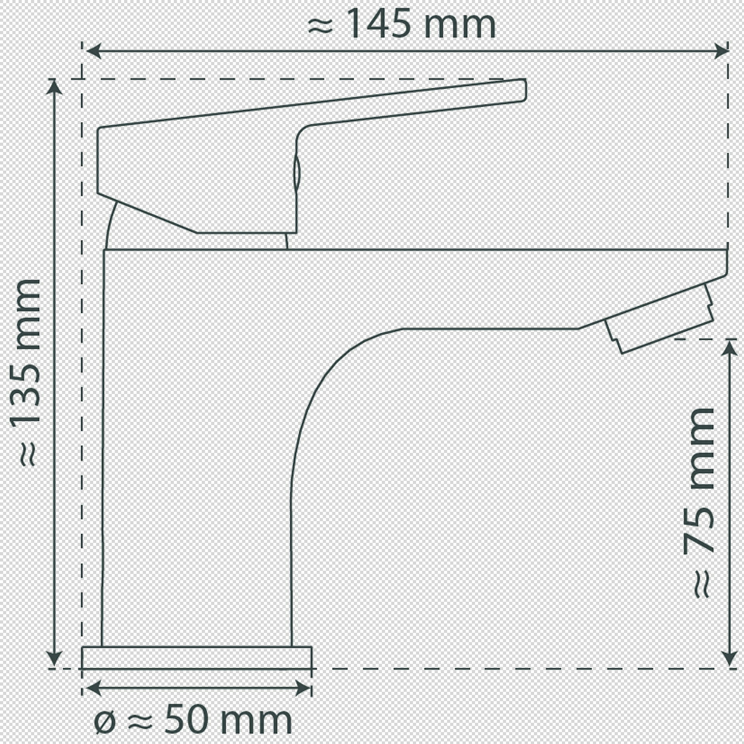 FUTURA DVGW Waschtischarmatur, Chrom