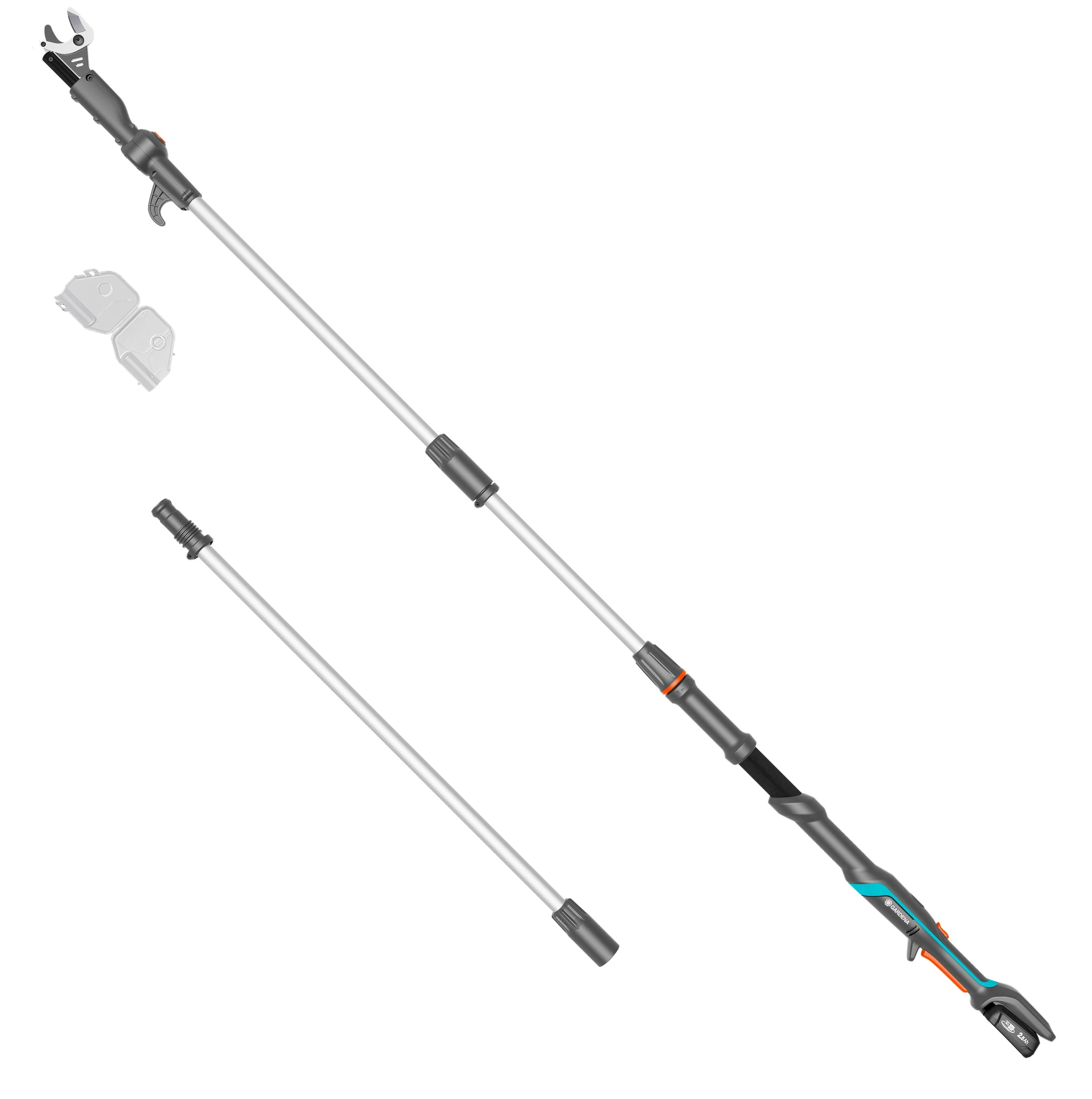 GARDENA Akku-Teleskop-Baumschere HighCut 360/18V P4A Ready-To-Use Set