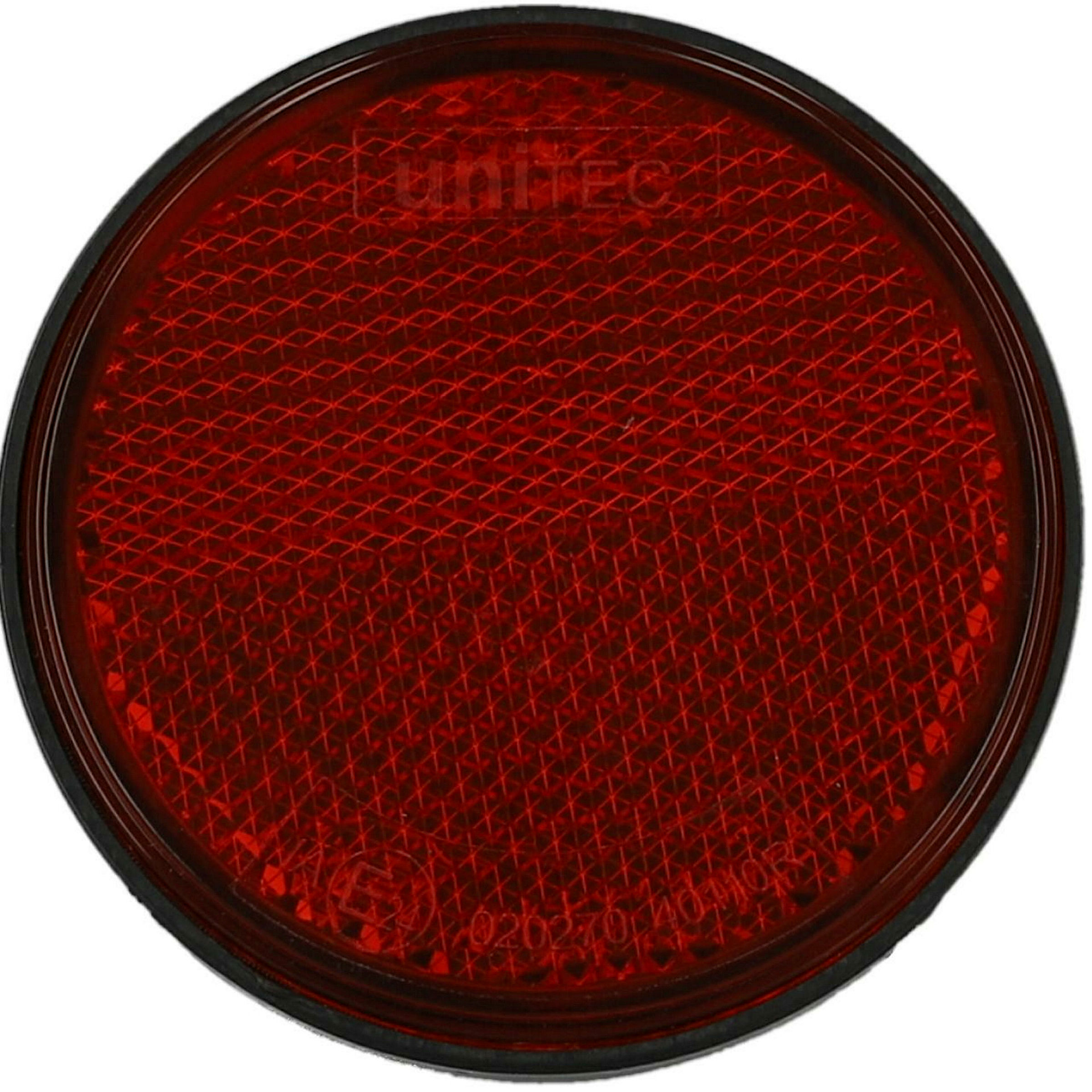 Reflektor Heck 60mm rund rot