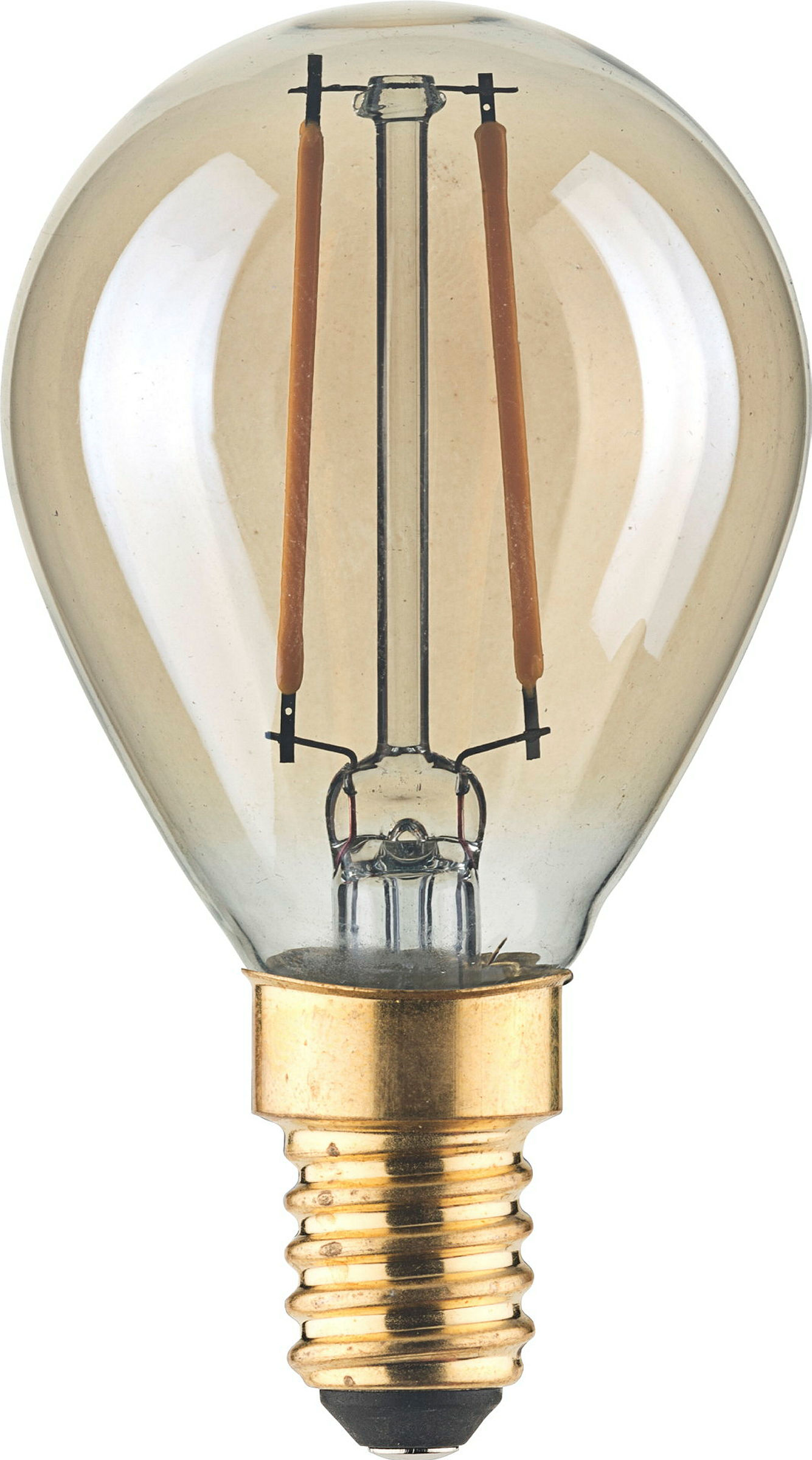 LED Filament Gold Tropfen 4,5W-400lm-E14/1800K