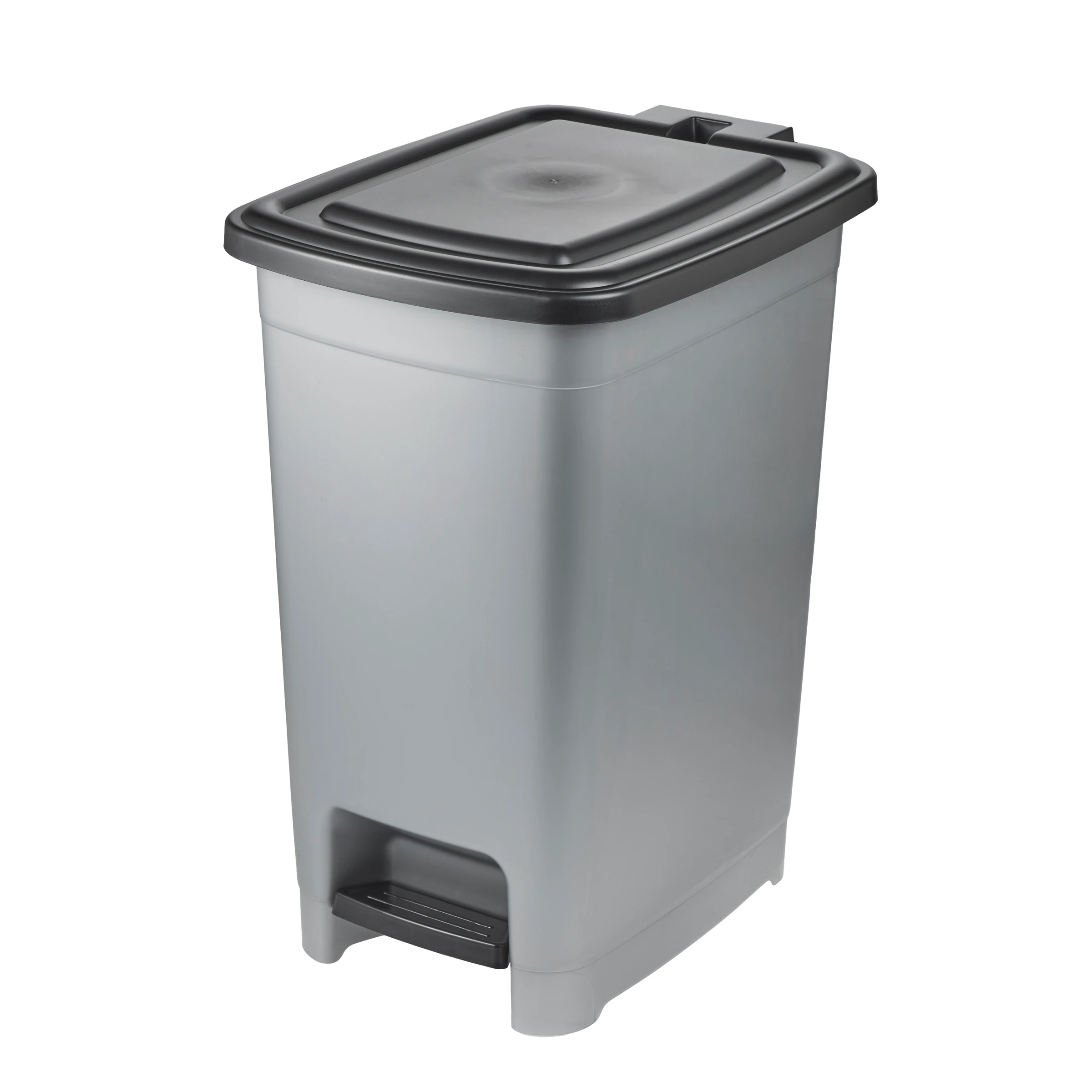 keeeper Treteimer, 40 l, 32 x 42 x 53 cm, olaf, Silber