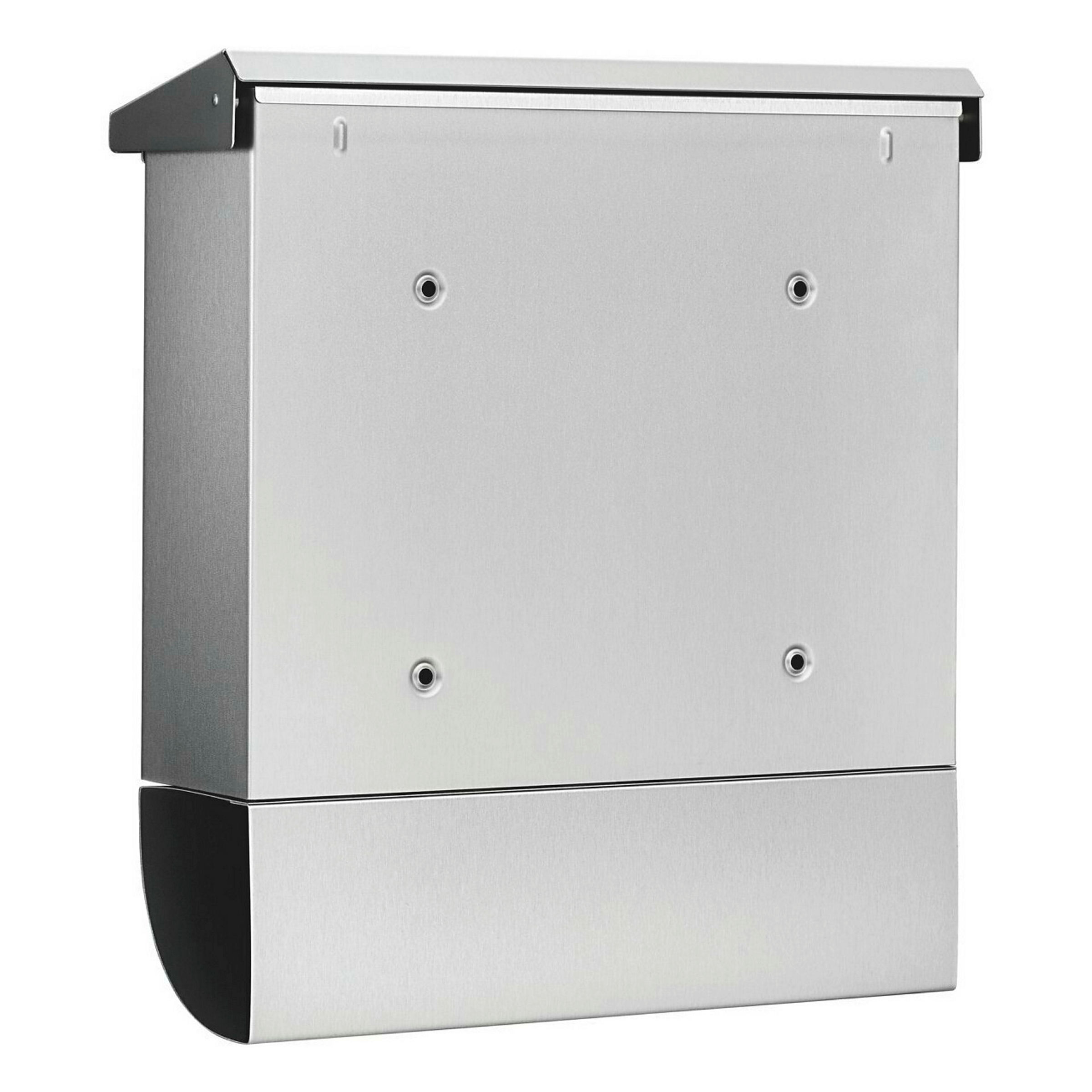 Edelstahl-Briefkasten Amrum-Set 38670 Ni