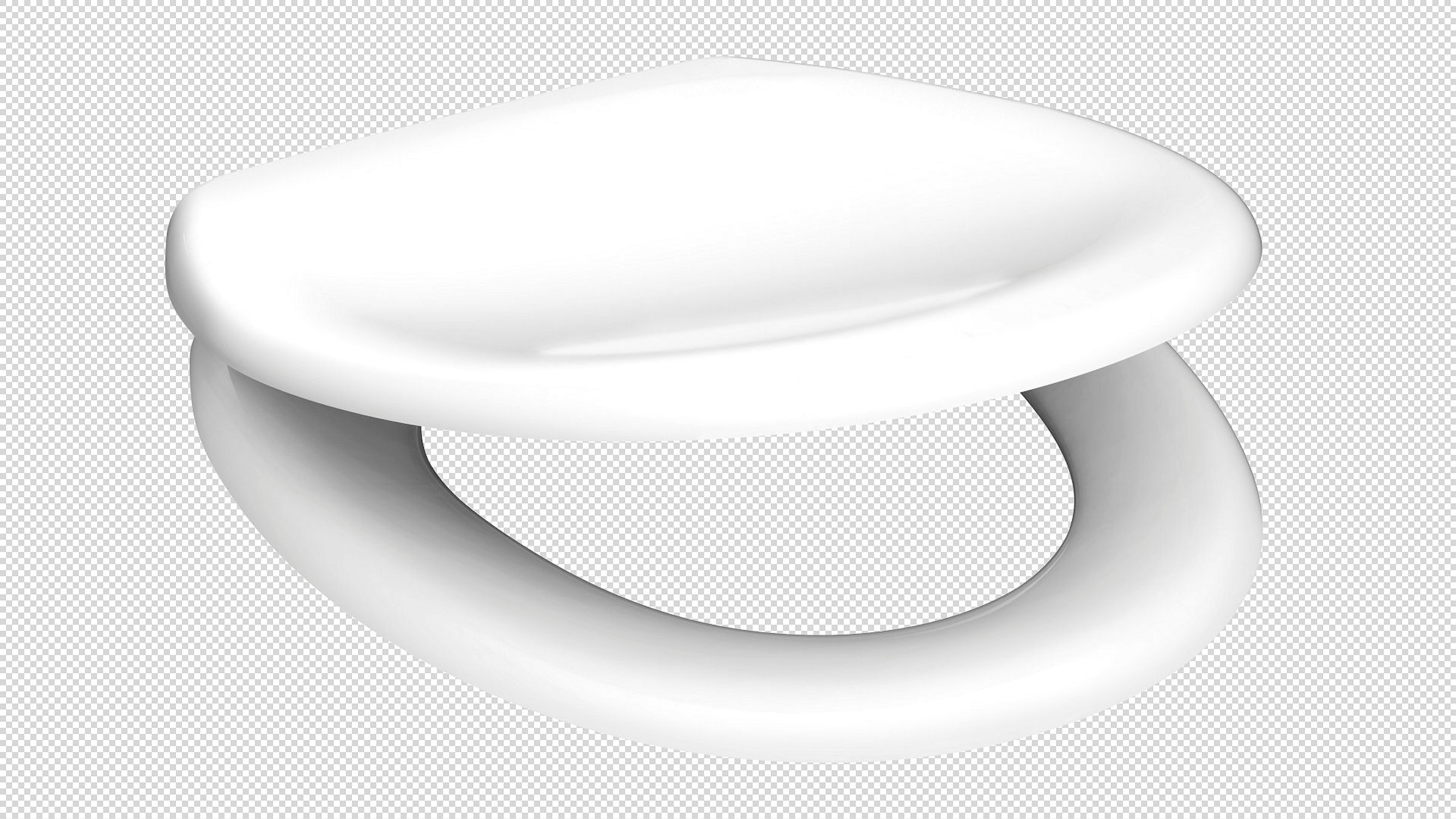 Duroplast WC-Sitz WHITE, mit Absenkautomatik und Schnellverschluss