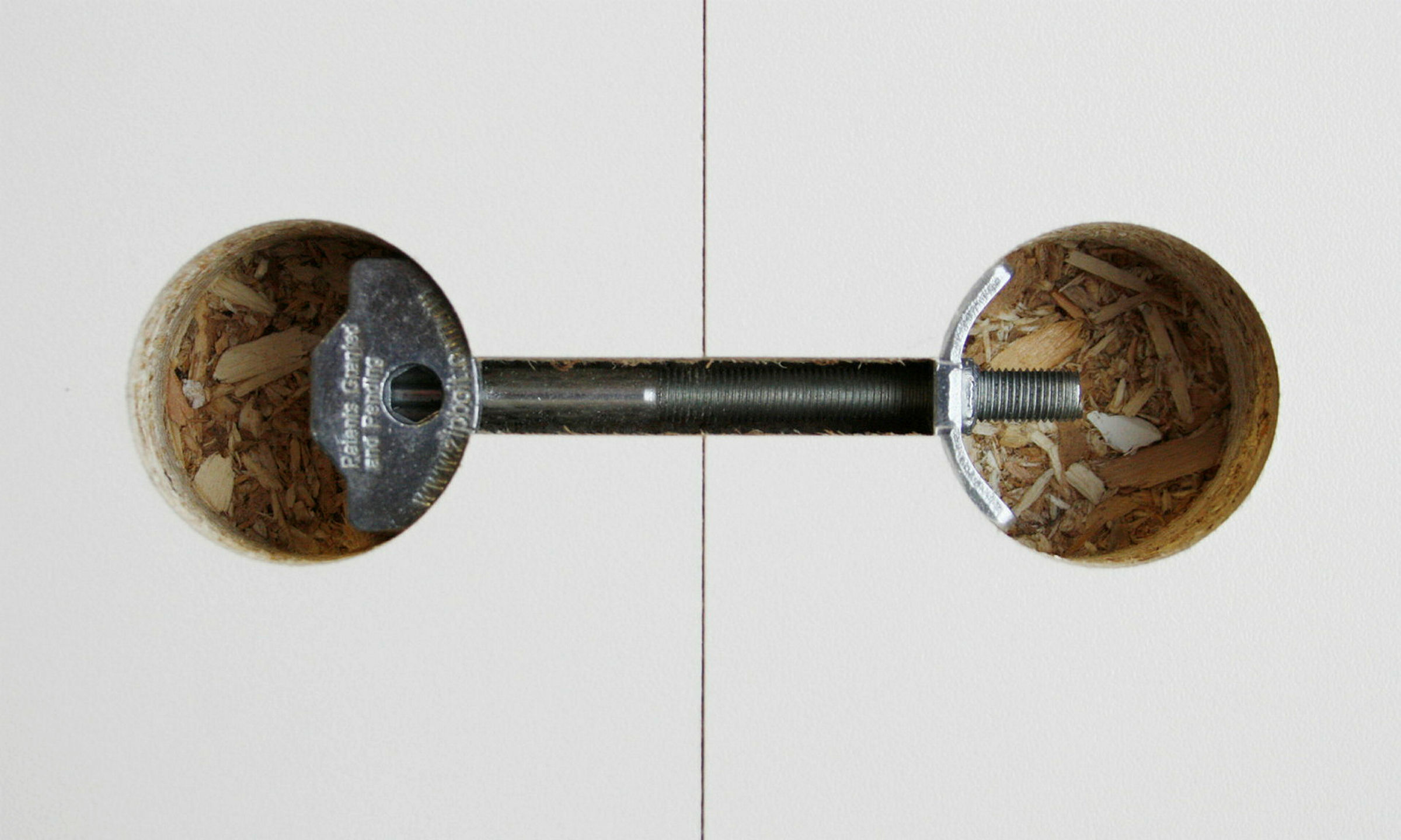 Exzenter Verbindungsbeschlag VB 35/16 mit Einschraubdübel, Spannmaß 6,7 mm,