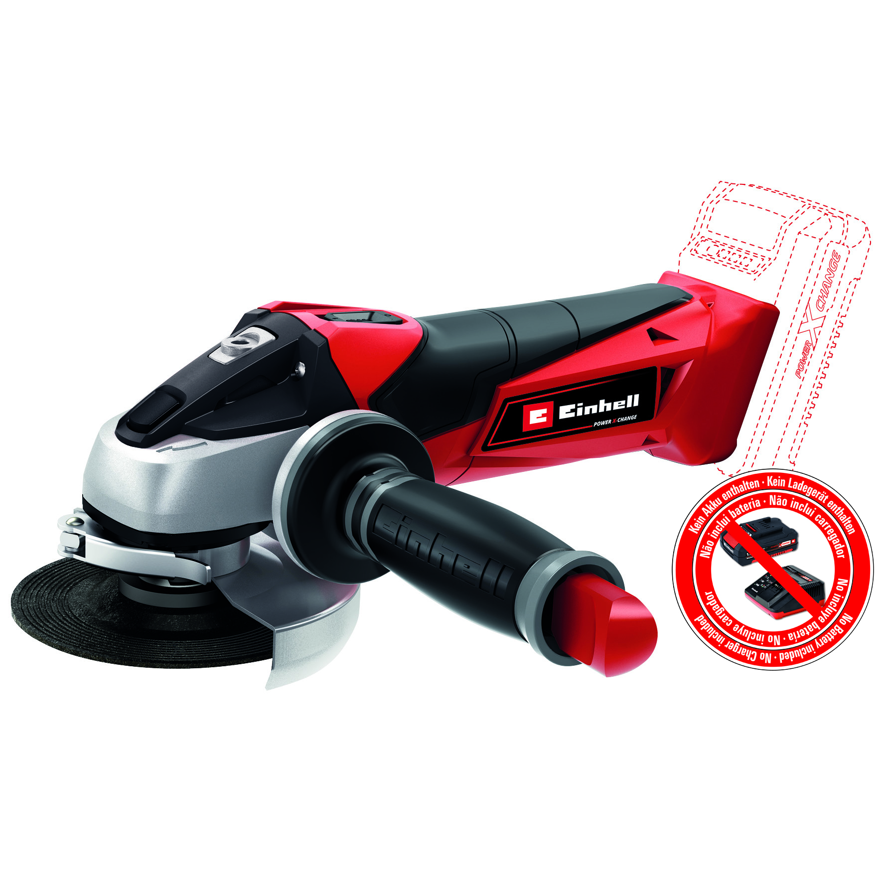 Einhell Expert TE-AG 18/115 Li-Solo Akku-Winkelschleifer