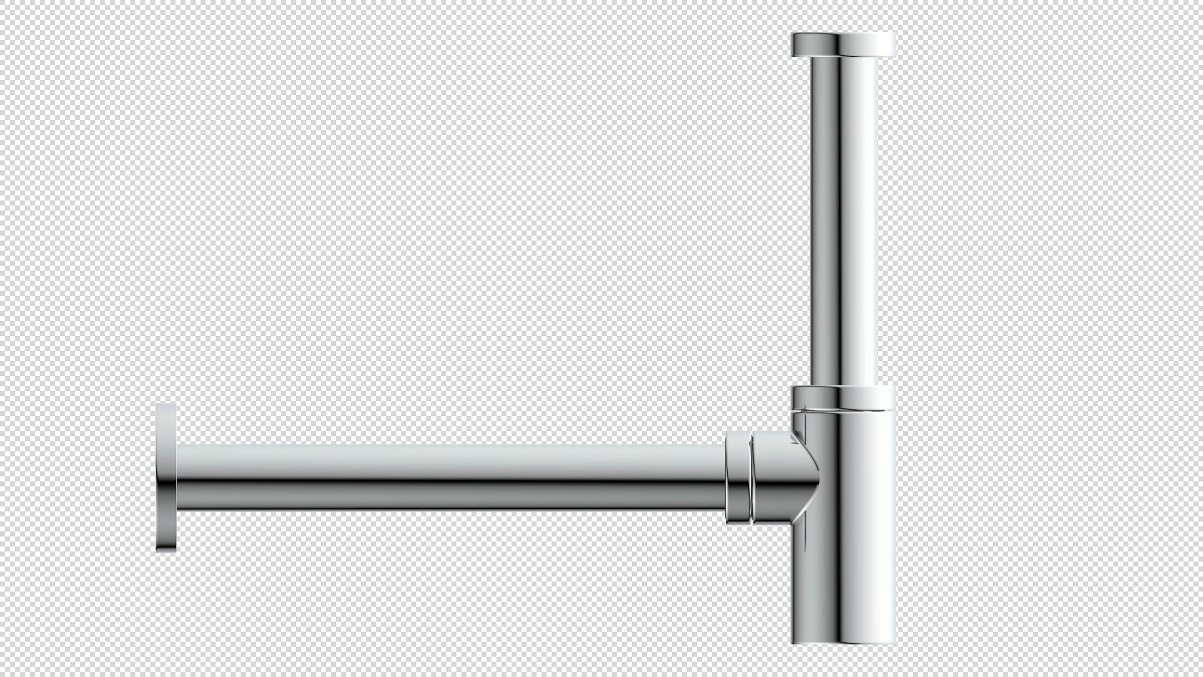 DS-5WK Flaschensiphon, Chrom, 1 1/4'' x 32 mm