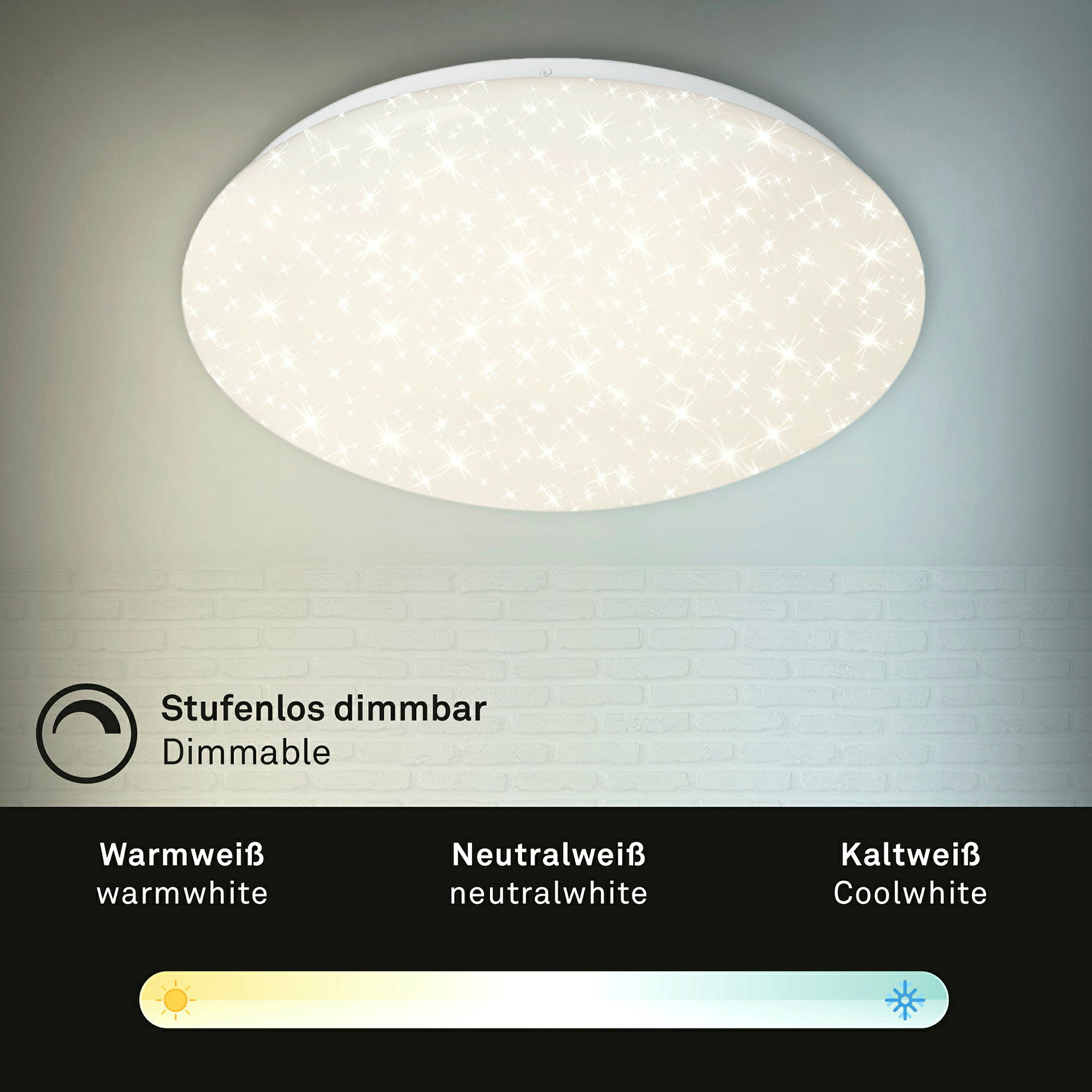 CCT LED Sternenhimmel-Deckenleuchte