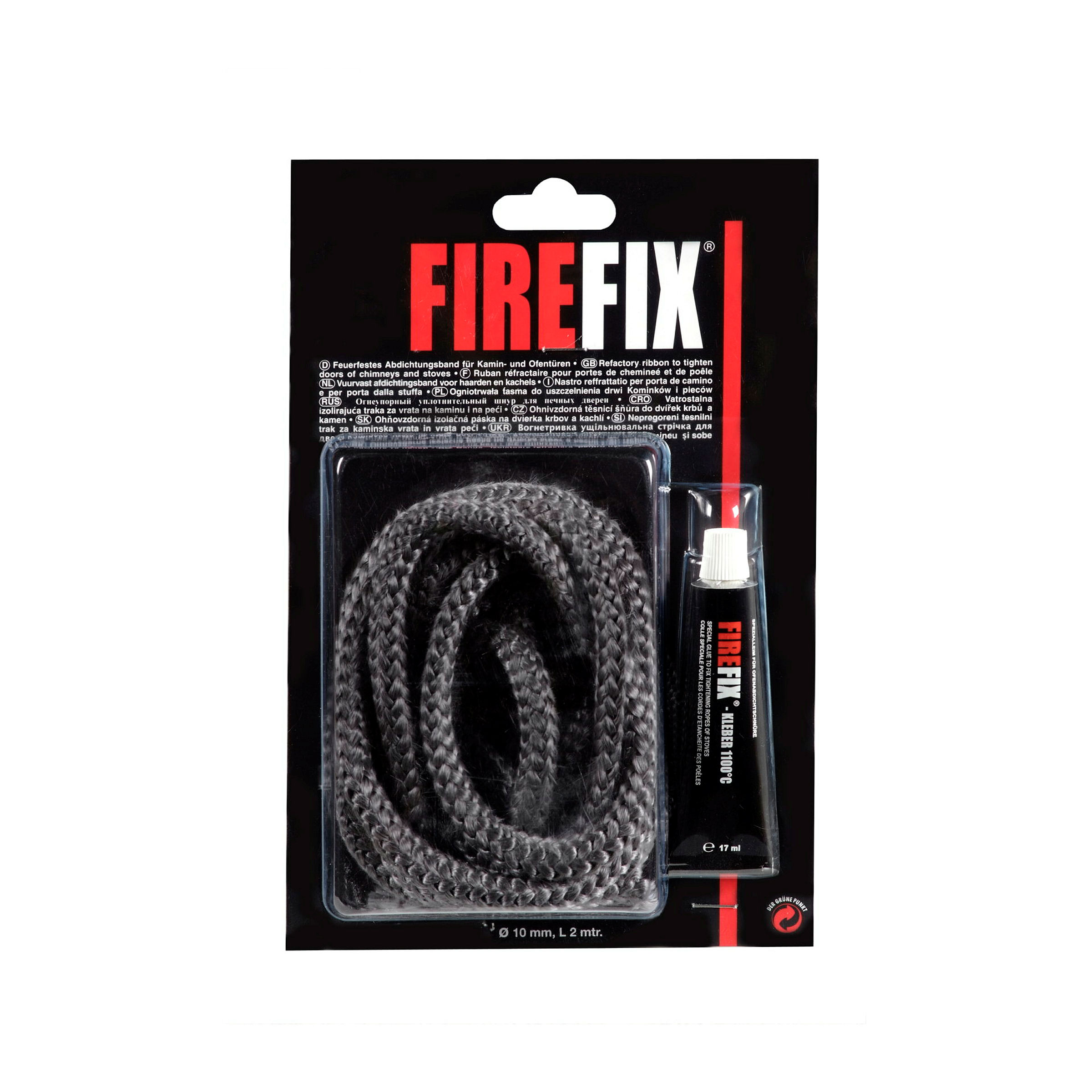 FIREFIX Keramikkordel, 10 mm Durchmesser