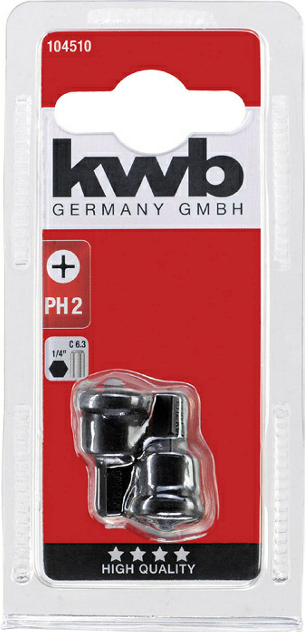 Trockenbau Bits mit Tiefenstopp, 2 x PH 2