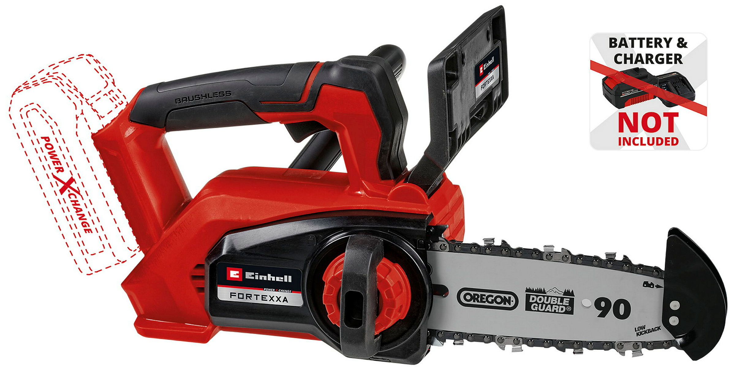 Einhell Professional FORTEXXA 18/20 TH Einhand-Akku-Kettensäge