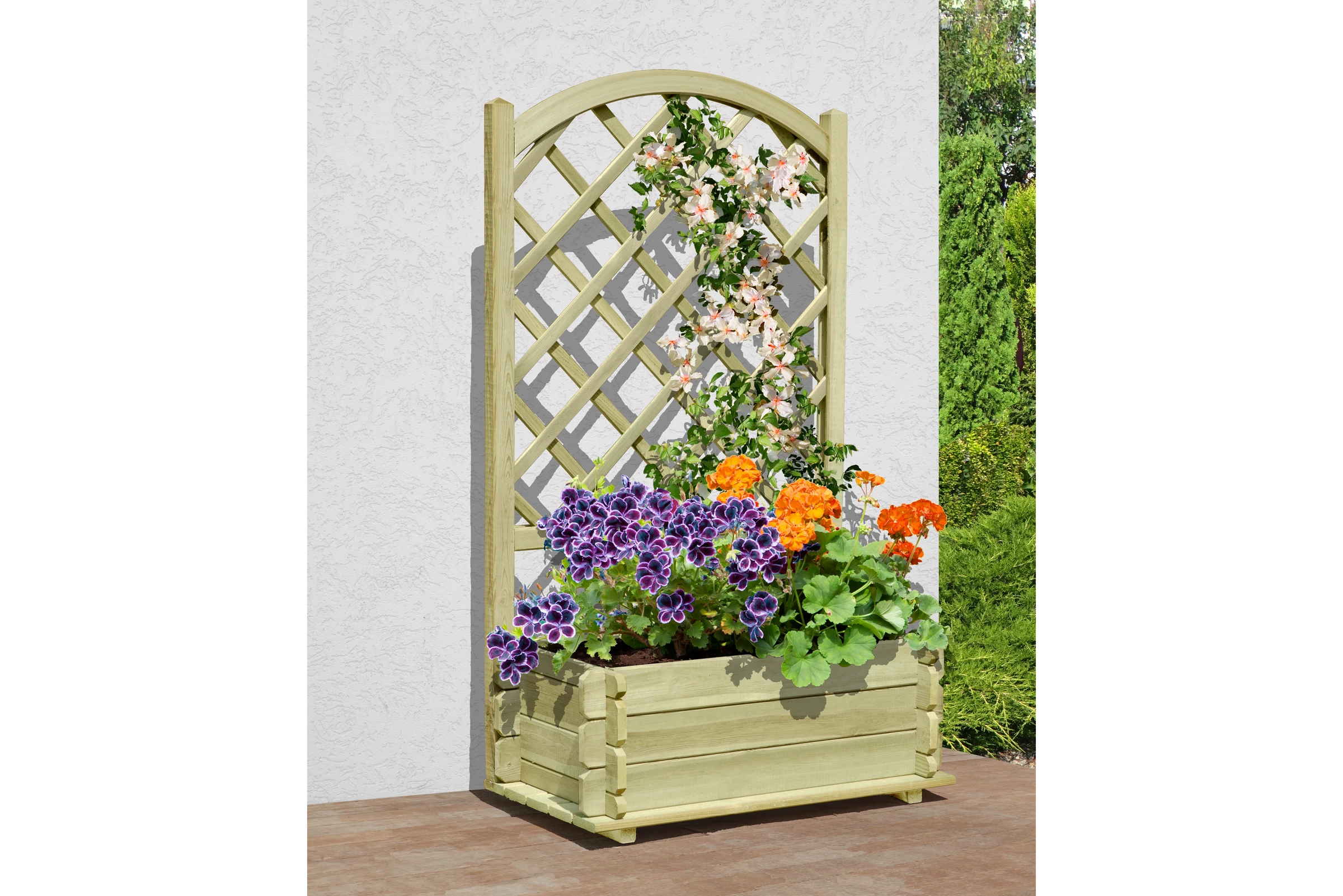 SENA Pflanzkasten grün 80x45x32cm