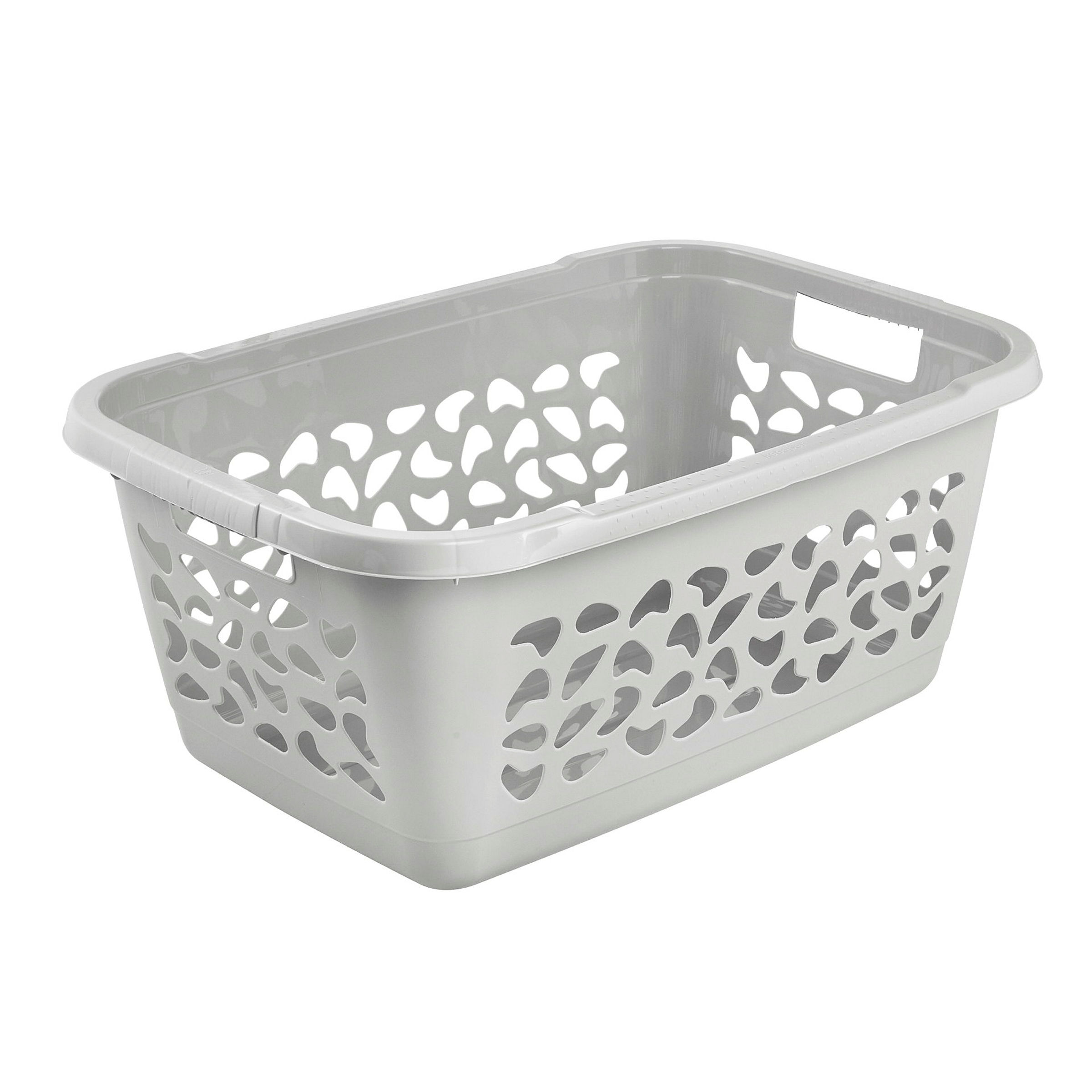 keeeper Wäschekorb, Luftdurchlässiges Dekor, 52 l, Jost, Nordic Grey