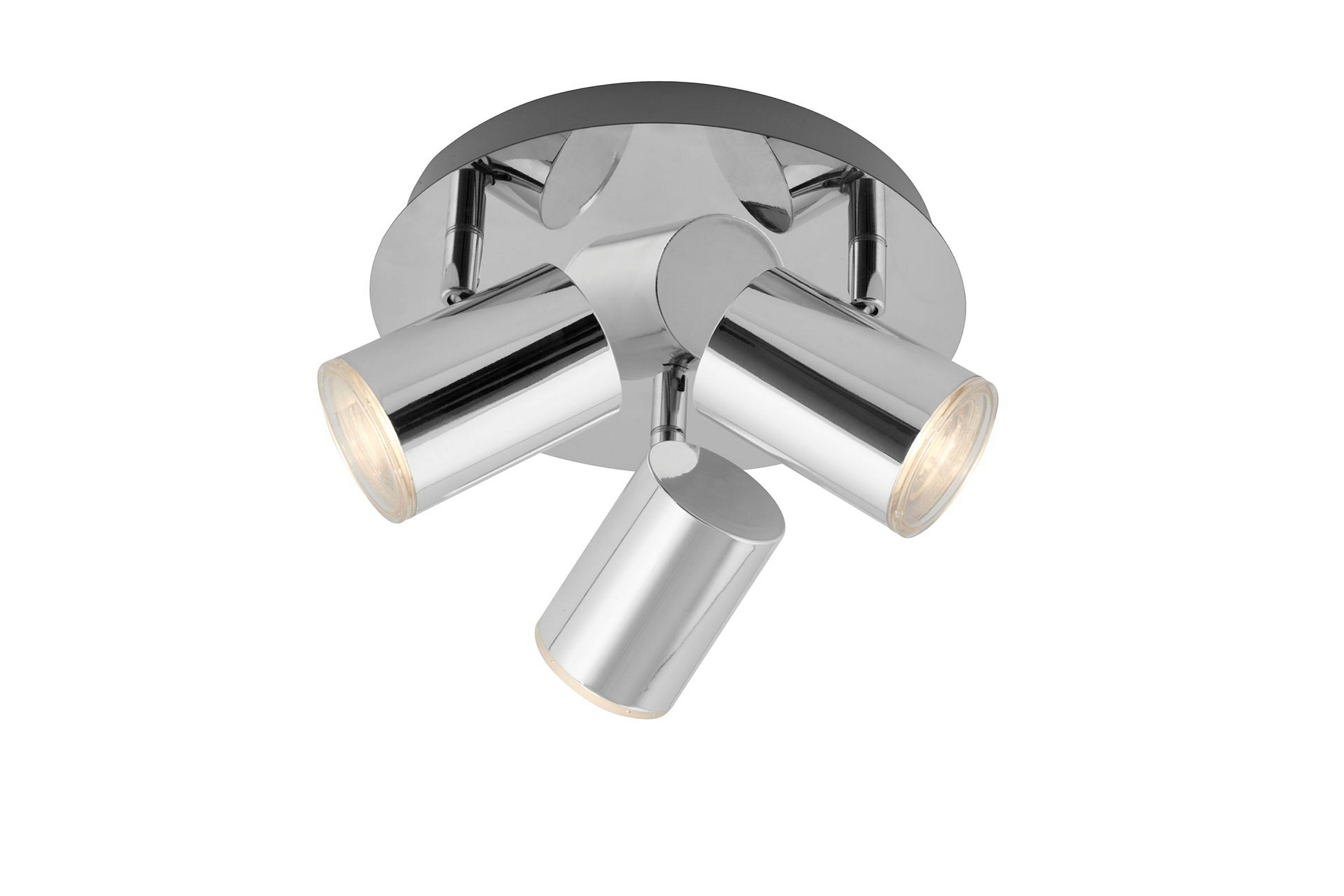 LED Bad Spotleuchte, chrom, exkl. 3xLED/GU10