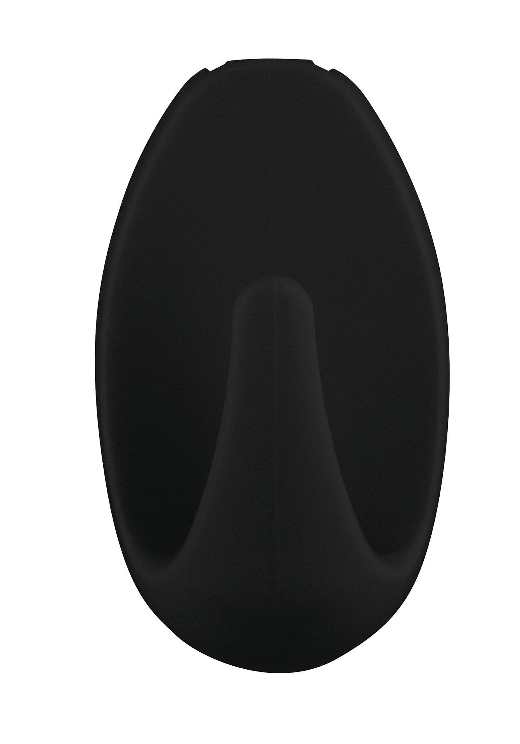 tesa Powerstrips® Haken oval, schwarz