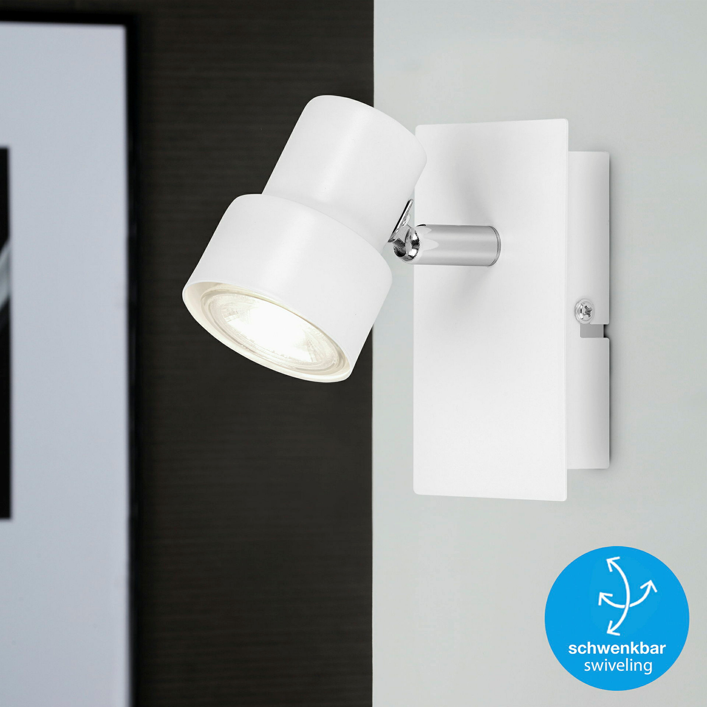 LED Spot, weiß, 1xLED/GU10/4,9W