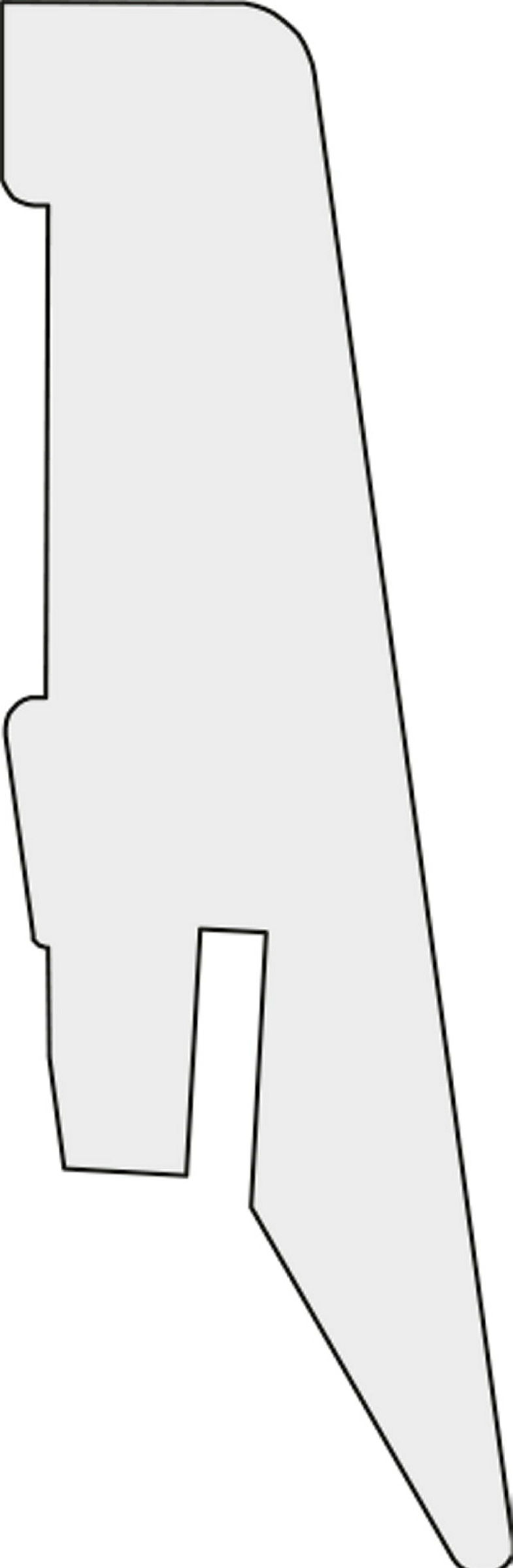 Sockelleiste 19x58x2400 mm