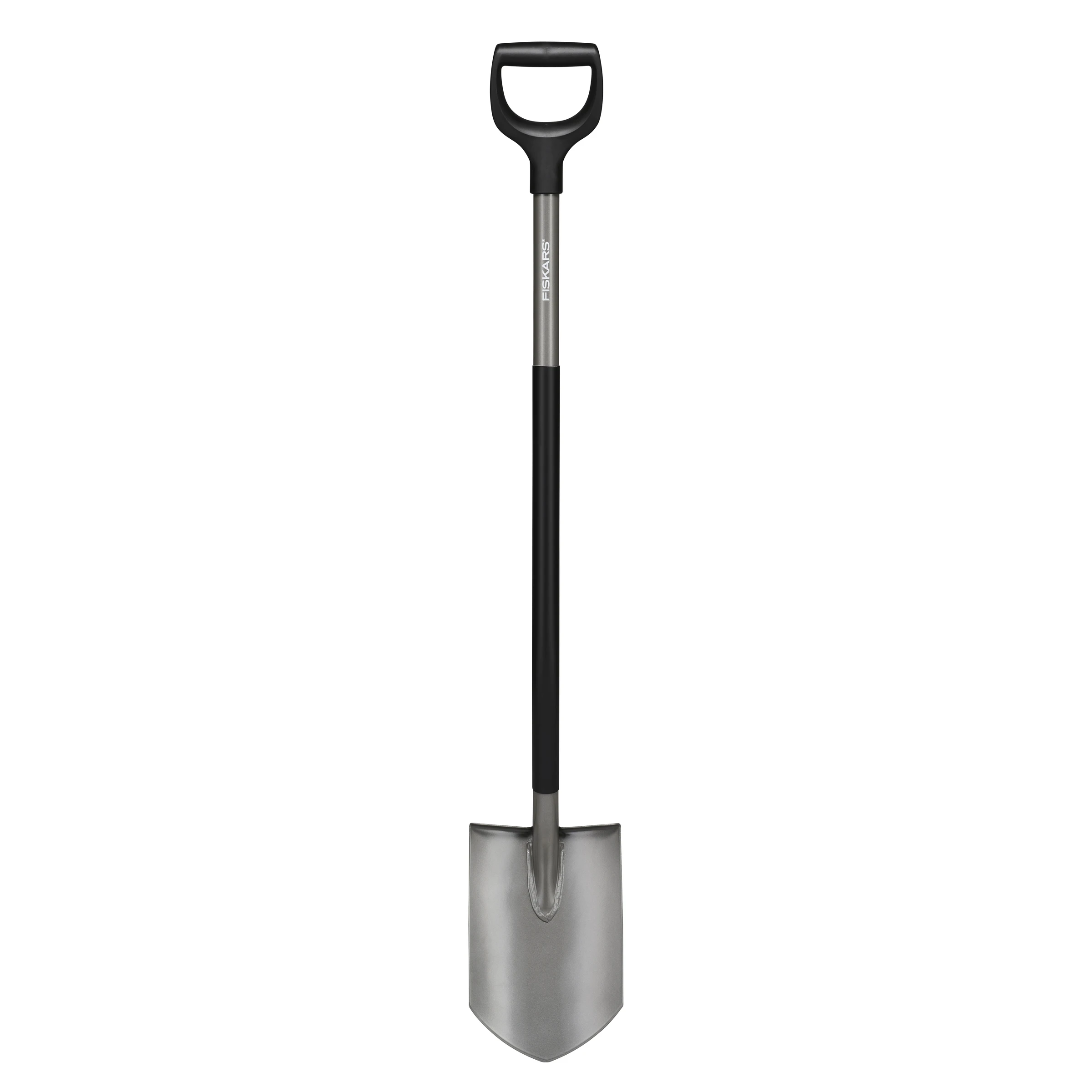 Fiskars Ergonomic Spaten Spitz Grey Ergonomic Spaten Spitz Grey
